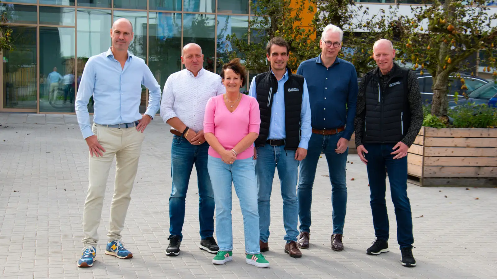 De betrokken teamleden van 12Guide en Tolsma-Grisnich tijdens de kick-off